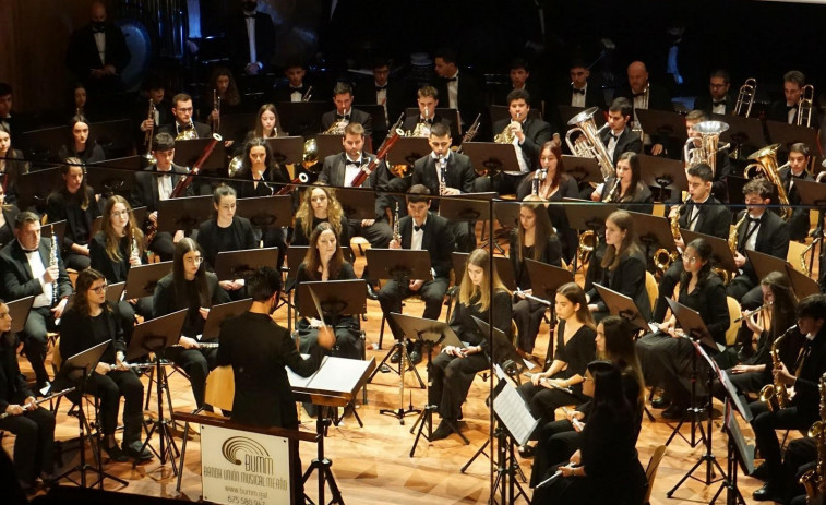 La BUMM ofrecerá un “Concerto de Outono”, preparatorio para el Certame Galego de Bandas