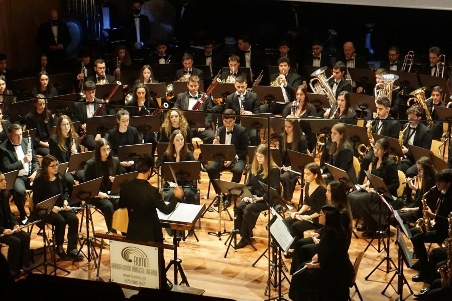 La BUMM ofrecerá un “Concerto de Outono”, preparatorio para el Certame Galego de Bandas