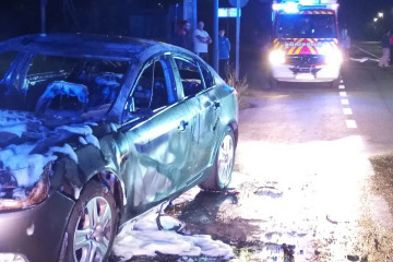 Vehículo accidente Catoira