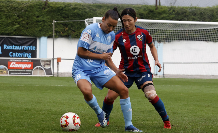 El Atlético Villalonga salva un punto en San Pedro ante un duro Huesca