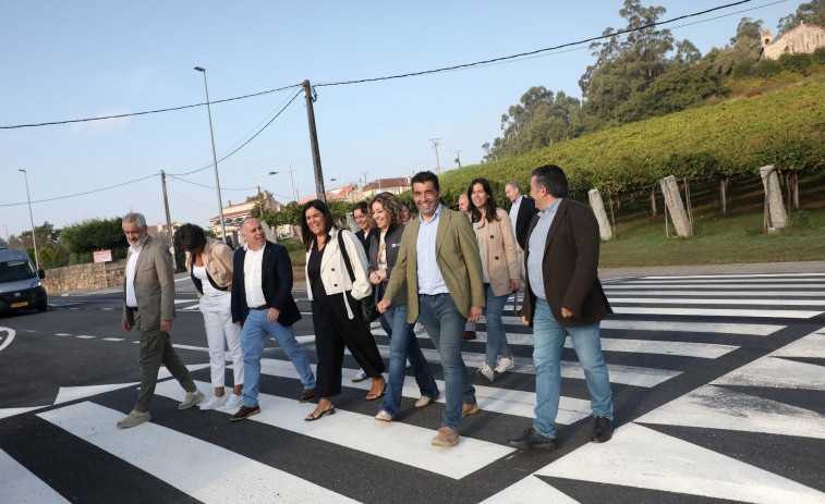 La Diputación finaliza la mejora de casi un millón de euros en la carretera Caldas-Vilanoviña