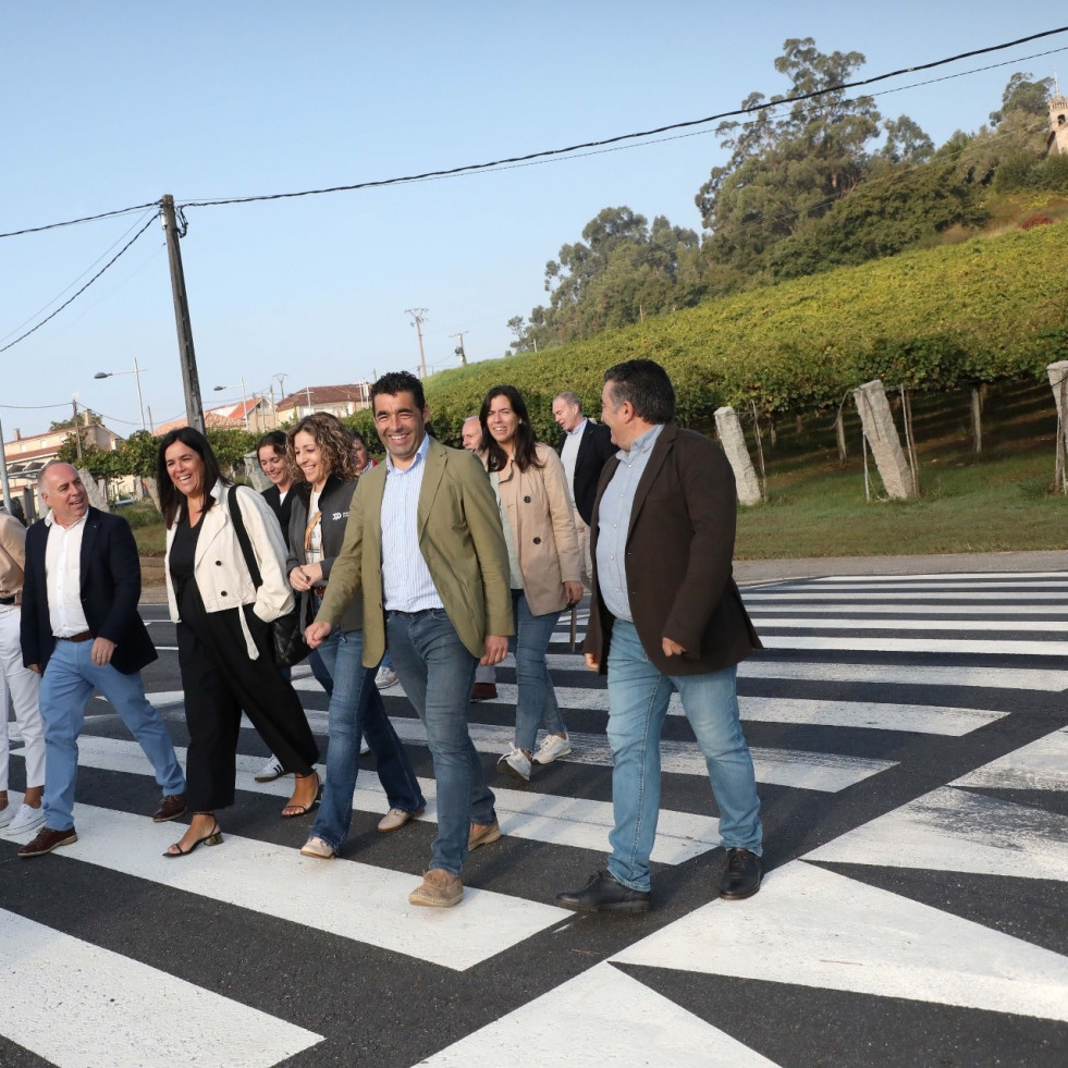 La Diputación finaliza la mejora de casi un millón de euros en la carretera Caldas-Vilanoviña