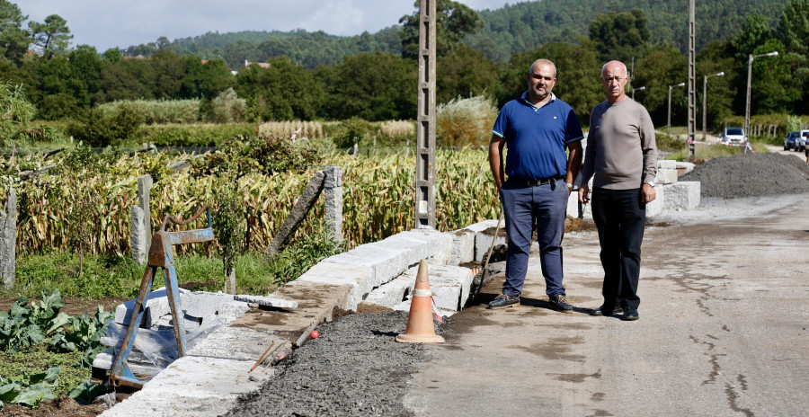 Nuevas cesiones permiten ampliar más tramos del vial András-Tremoedo