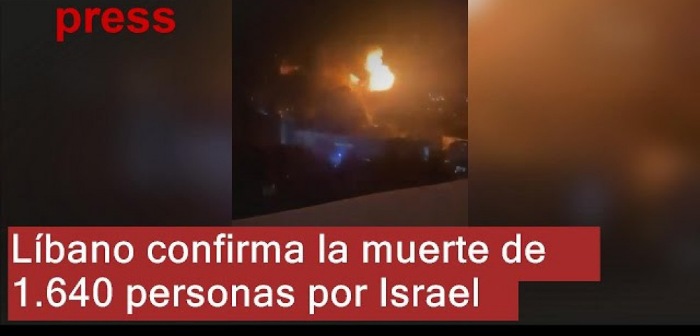 Más de 1.600 muertos en el Líbano en los enfrentamientos entre Hezbolá e Israel