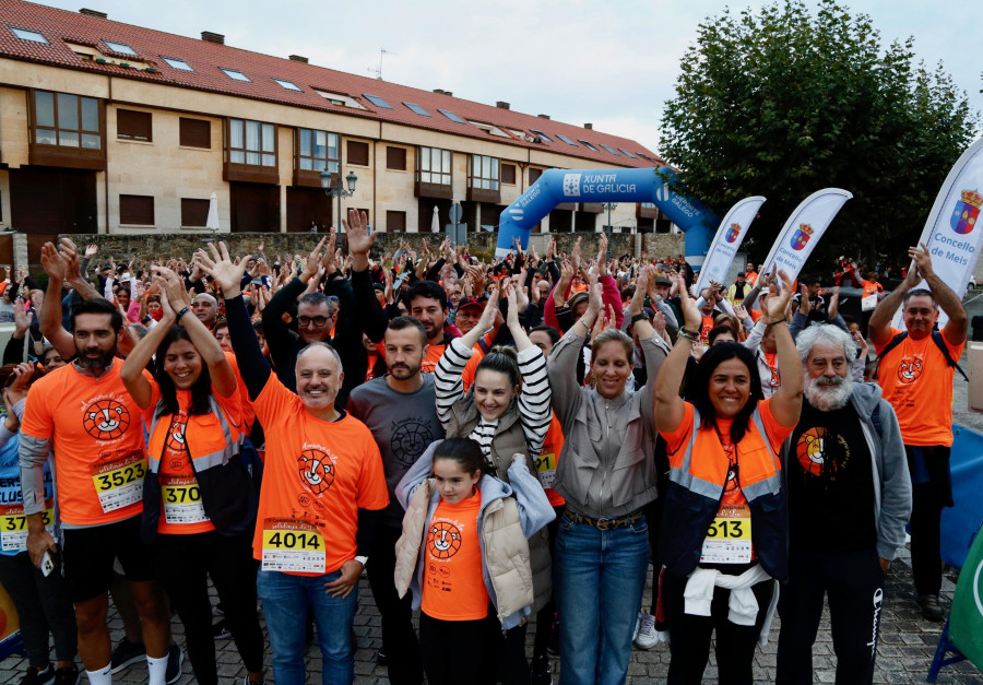 Más de 2.000 personas y mayor recaudación en la Andaina y Carreira de Leo en Meis