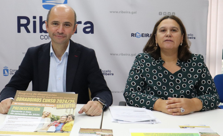 Los talleres de mayores de Ribeira aumentaron un 20% su número de inscritos respecto al curso pasado