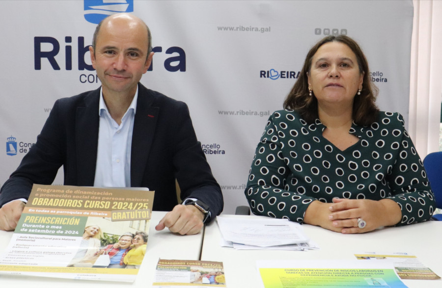 Los talleres de mayores de Ribeira aumentaron un 20% su número de inscritos respecto al curso pasado