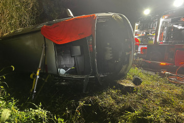 Accidente coche bamio