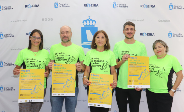 Una marea verde caminará para recaudar fondos en la investigación contra el cáncer en Ribeira