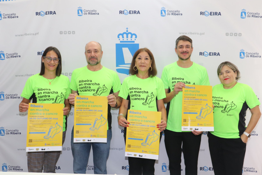 Una marea verde caminará para recaudar fondos en la investigación contra el cáncer en Ribeira