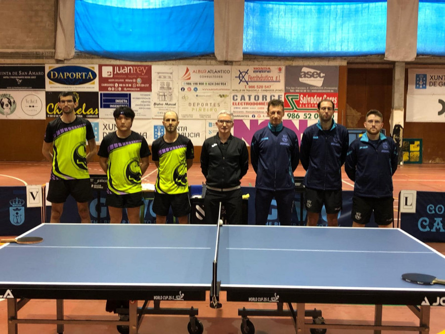 El Cambados Tenis de Mesa logra su segunda victoria de la temporada