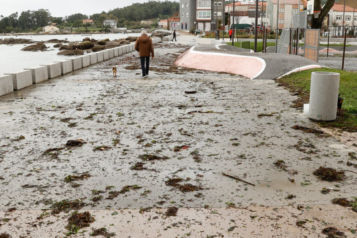 Algas temporal regueiro a illa