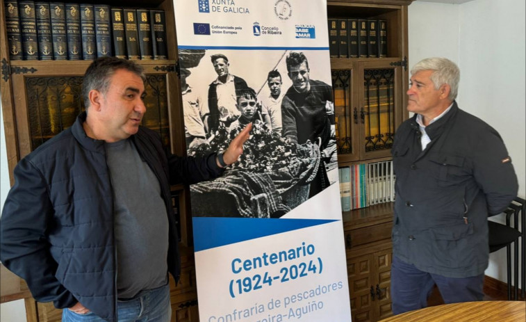 La Cofradía de Aguiño celebrará el 19 de octubre su centenario con un homenaje a sus seis socios vivos más antiguos