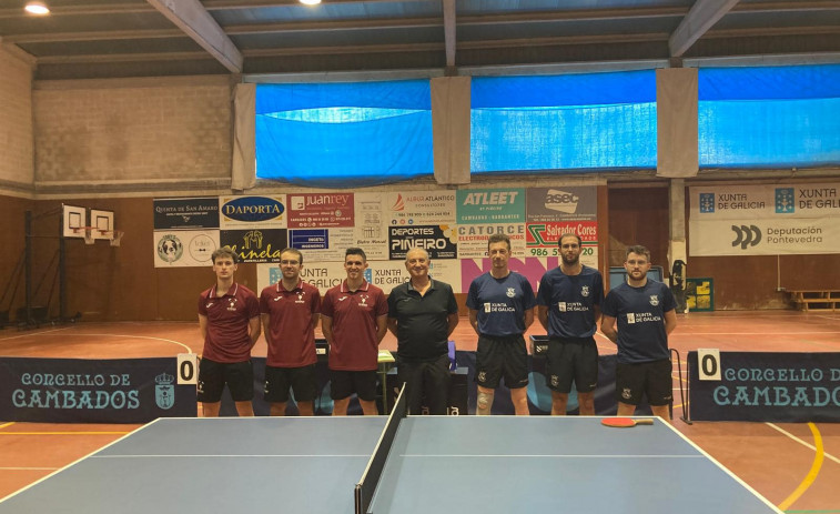 El Club Tenis de Mesa Cambados sufre una dura derrota  en casa ante el Madrid Capital TM por un inapelable 0-6