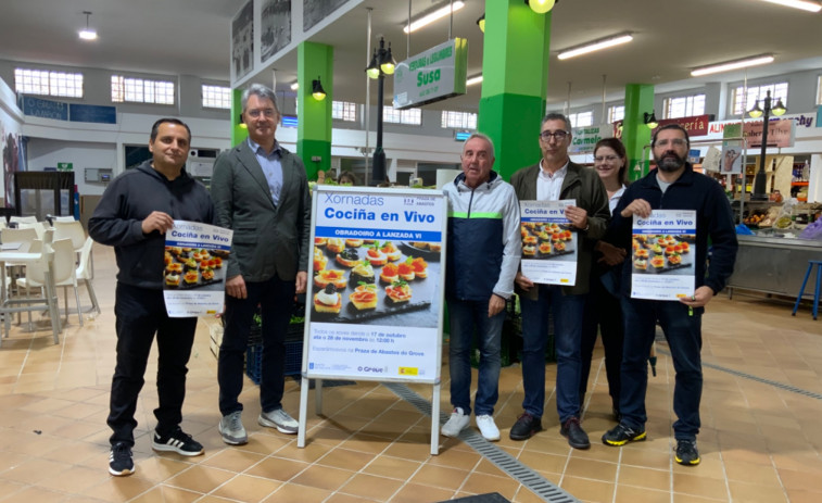 La plaza de O Grove repartirá los jueves tapas gratuitas elaboradas con productos locales a los vecinos