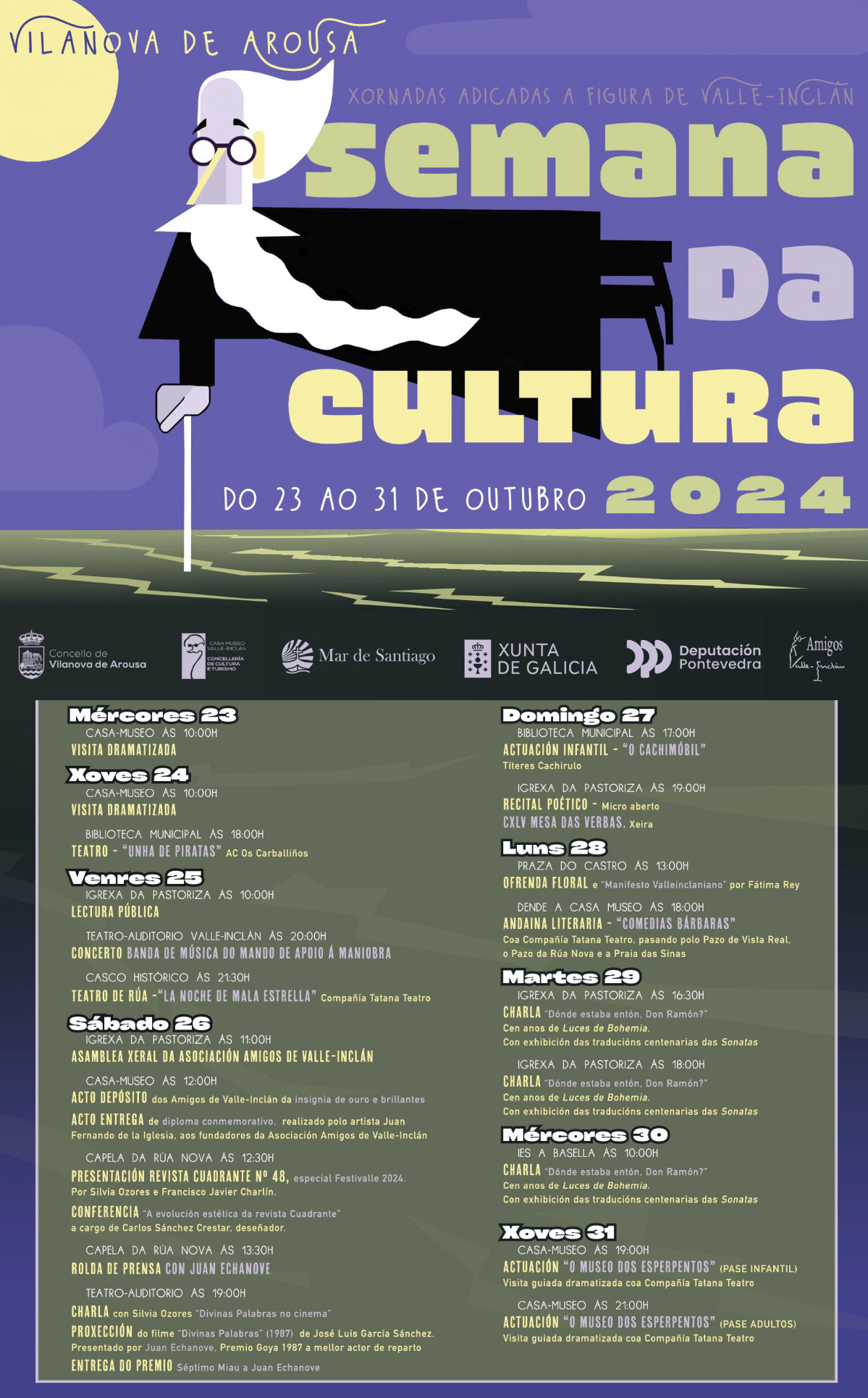 Semana da Cultura Valle Inclan Vilanova 2024