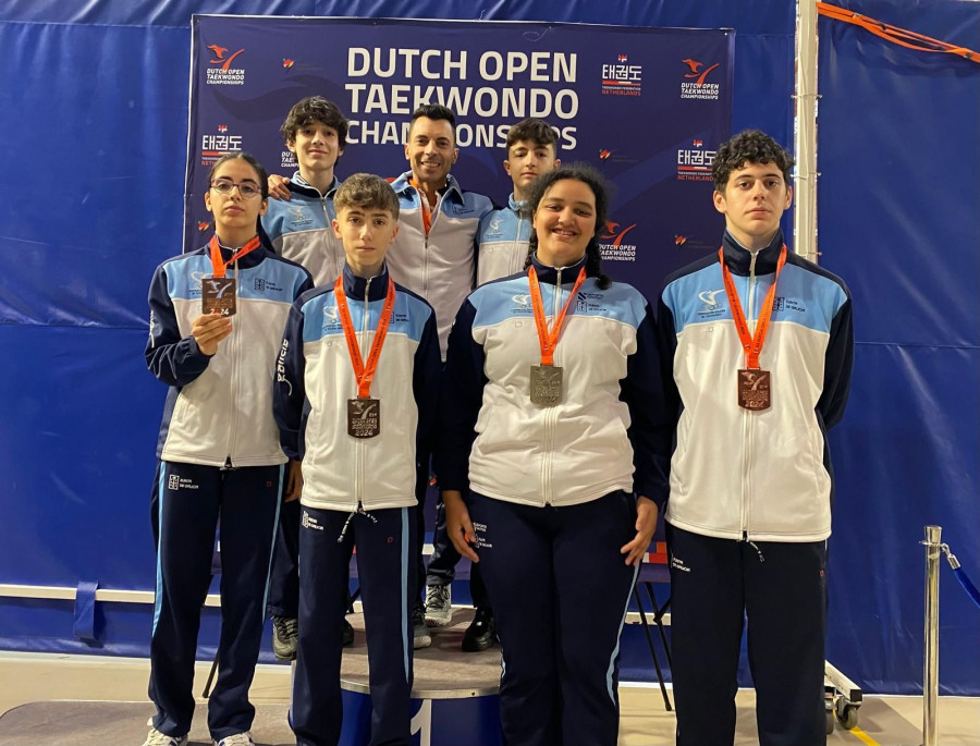 El Natural Sport consigue dos medallas de la mano de Abeijón y Piñeiro en el Open de Holanda