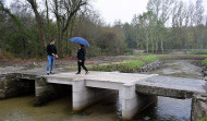 La Xunta amplía el canal del río Louro para reducir el riesgo de inundaciones, tras invertir 330.000 euros