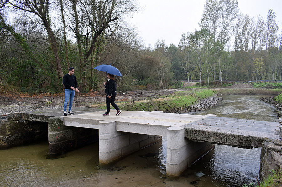 La Xunta amplía el canal del río Louro para reducir el riesgo de inundaciones, tras invertir 330.000 euros