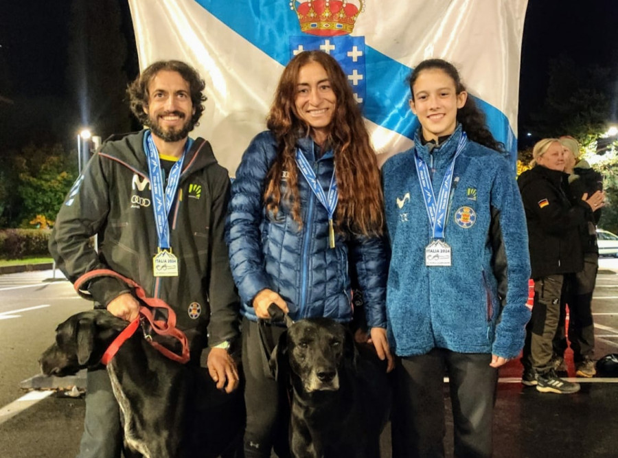 Mónica Touriño logra el bronce en el Mundial de Canicross en el Piamonte