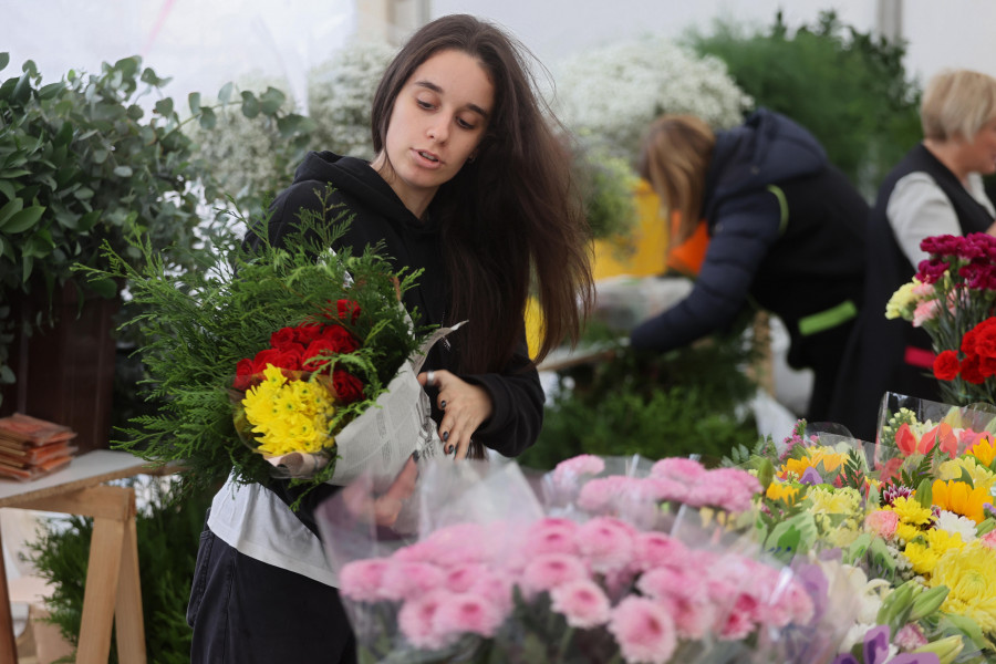 El Mercado das Flores vuelve a Vilagarcía por el Día de Todos los Santos