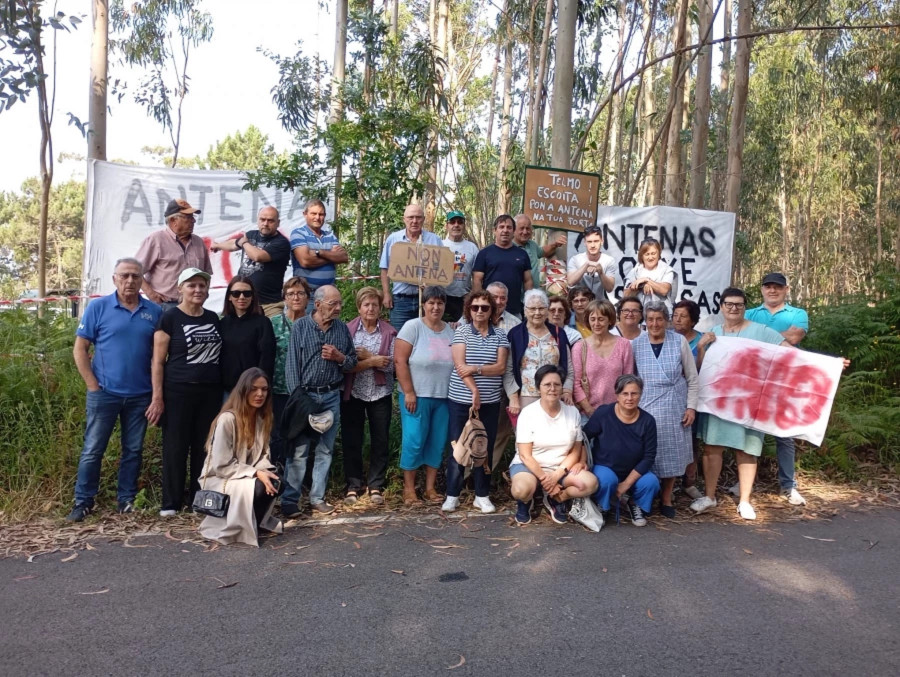 Sanxenxo tiene que volver a paralizar los trabajos de la polémica antena prevista en Arra