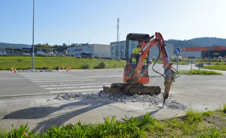 Sanxenxo destina 48.000 euros a mejorar la seguridad vial, la accesibilidad y la movilidad en el polígono de Nantes