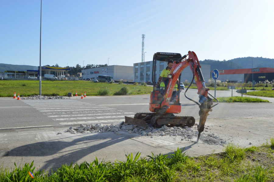 Sanxenxo destina 48.000 euros a mejorar la seguridad vial, la accesibilidad y la movilidad en el polígono de Nantes