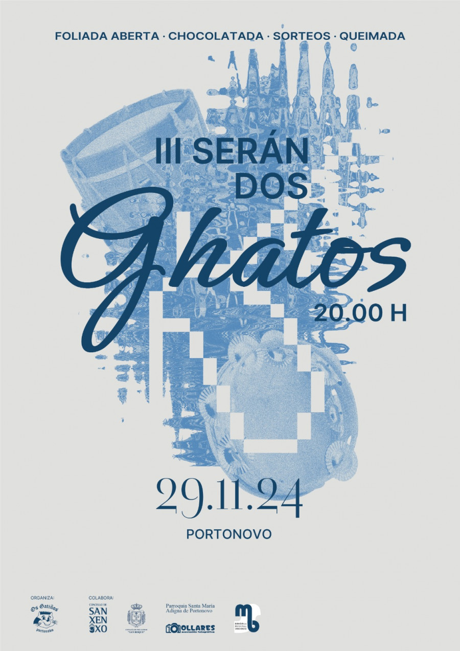 Portonovo celebra el III Serán dos Ghatos con grupos de A Coruña, Ourense y Meaño