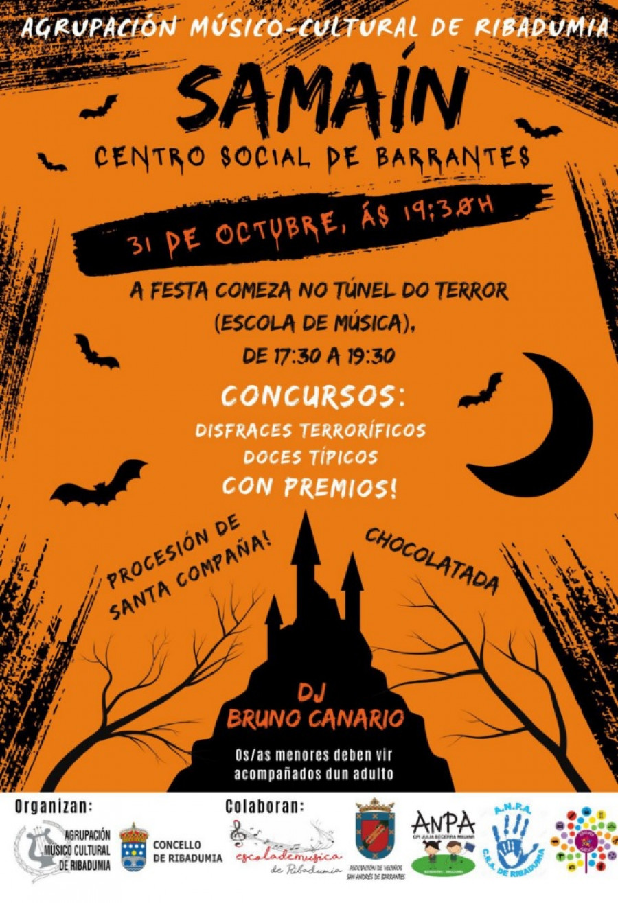 Barrantes acogerá este jueves una fiesta del terror