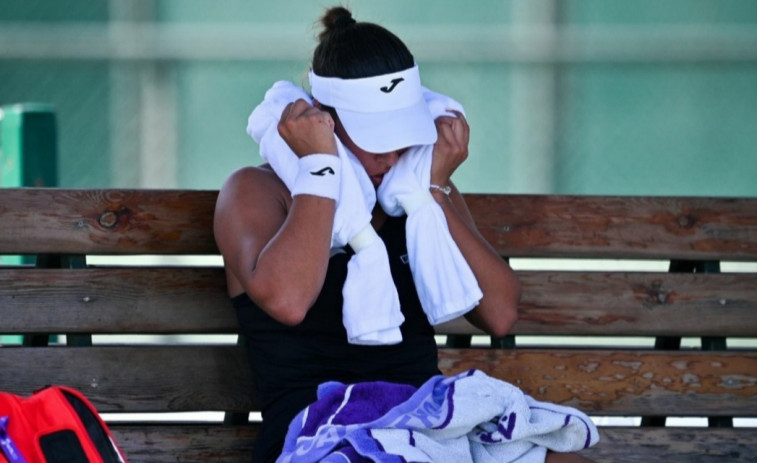 Unas molestias obligan a Jéssica Bouzas a retirarse del WTA 250 de Jiangxi