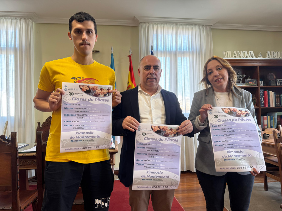 Vilanova inicia pilates en todas las parroquias y gimnasia de mantenimiento