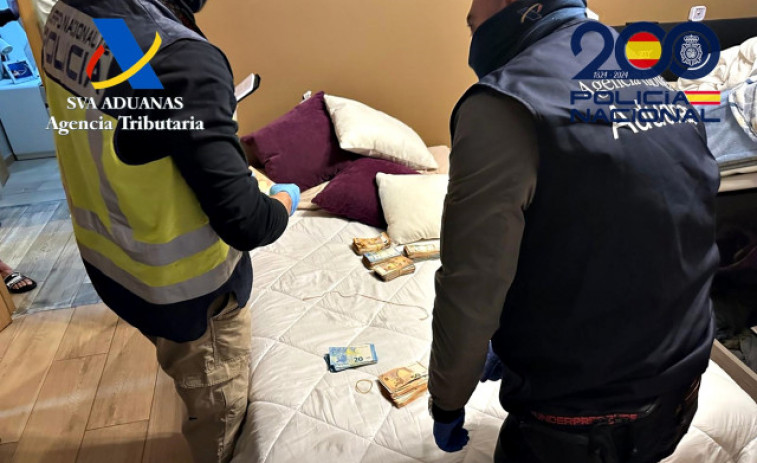 La última operación antidroga con vínculos en Arousa arrestó a once personas