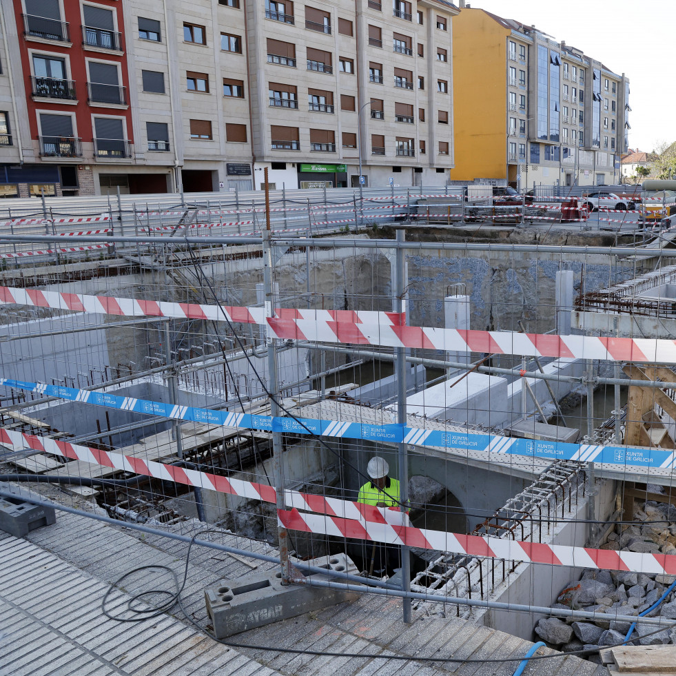 Las obras del tanque de tormentas de Fexdega estarán listas este trimestre