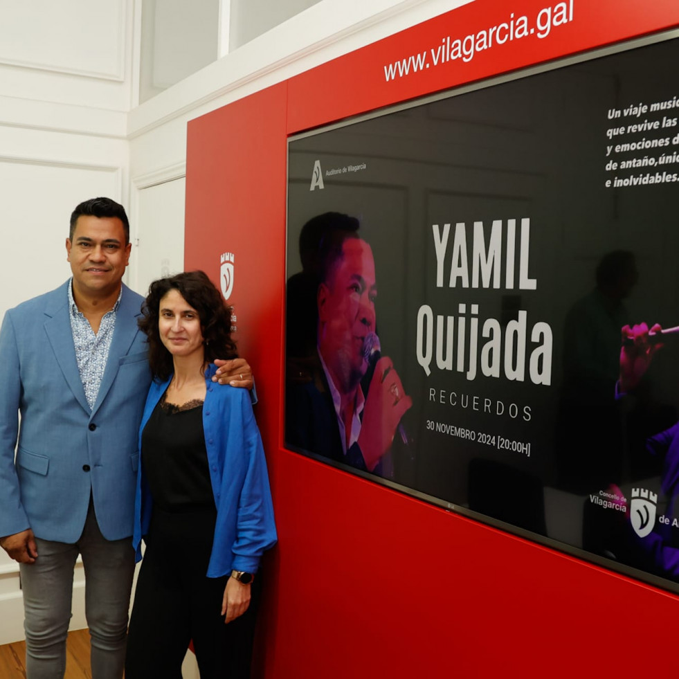 Vilagarcía tendrá su propia noche de boleros de la mano del artista Yamil Quijada