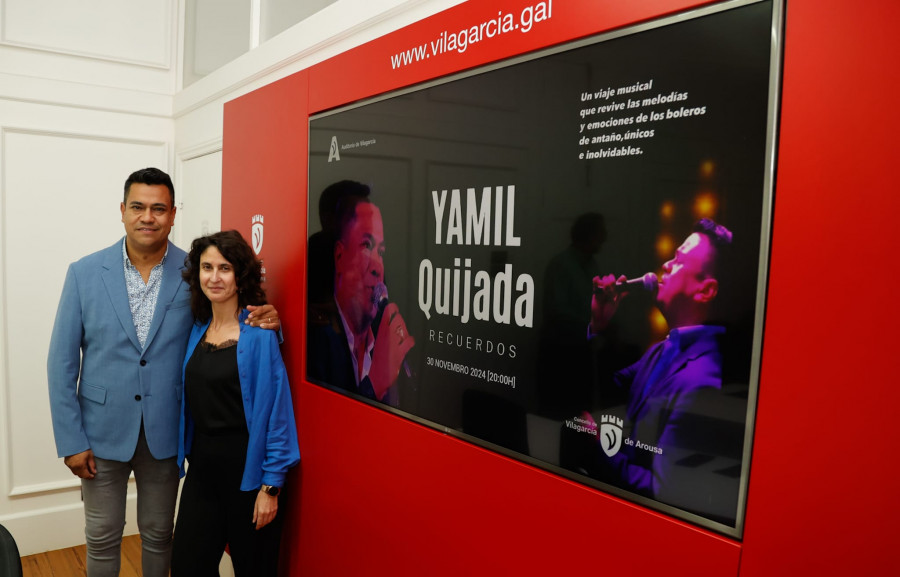 Vilagarcía tendrá su propia noche de boleros de la mano del artista Yamil Quijada