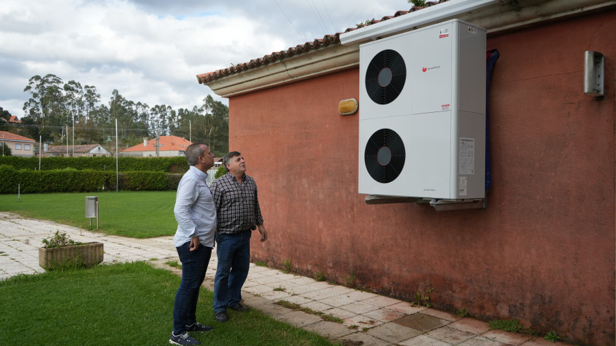 Mejoran las instalaciones térmicas en los gimnasios de Barrantes y Cabanelas y la piscina de Ribadumia