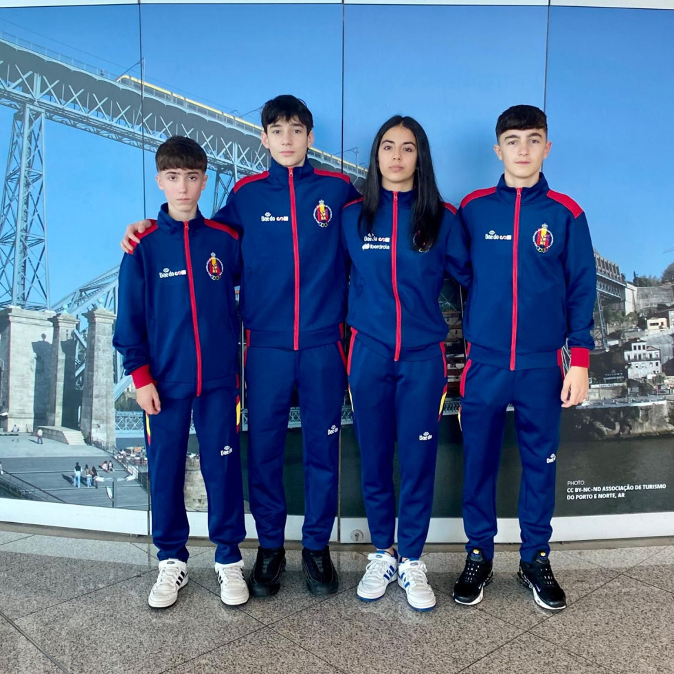 Cuatro deportistas del Natural ponen rumbo al Campeonato de Europa Cadete