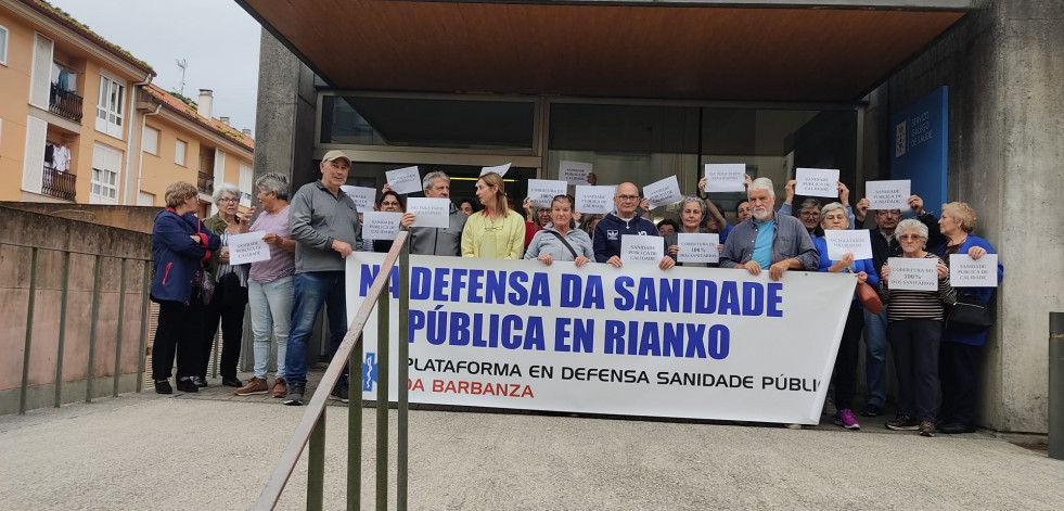 Rianxo y Aguiño continúan con las protestas para conseguir que se cubran las plazas de médicos