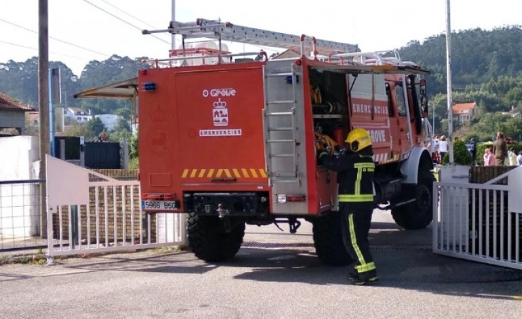 Un detector de humos defectuoso moviliza al dispositivo de emergencias en O Grove