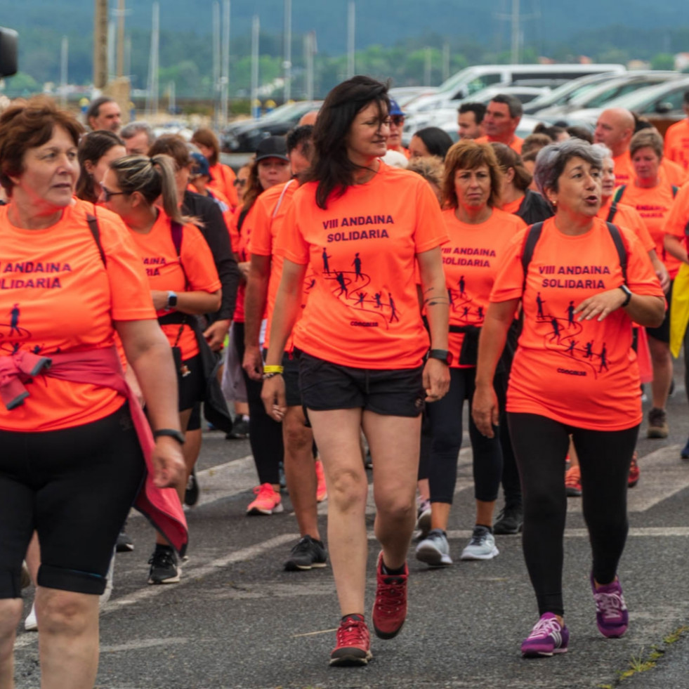 La IX Andaina Solidaria de Congalsa, que se suspendió por el mal tiempo, se celebrará por Ribeira el día 24 de noviembre