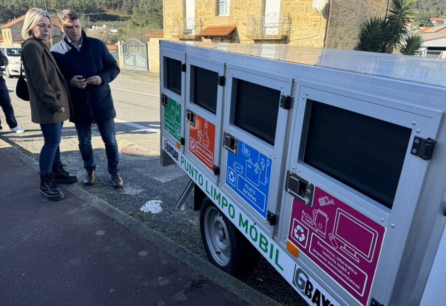 Boiro despliega tres puntos limpios móviles para acercar el reciclaje a distintos núcleos de población de las parroquias