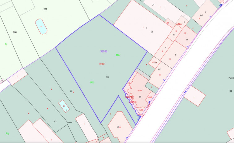 Subastan una finca urbana de más de diez hectáreas en Vilalonga por 739.000 euros