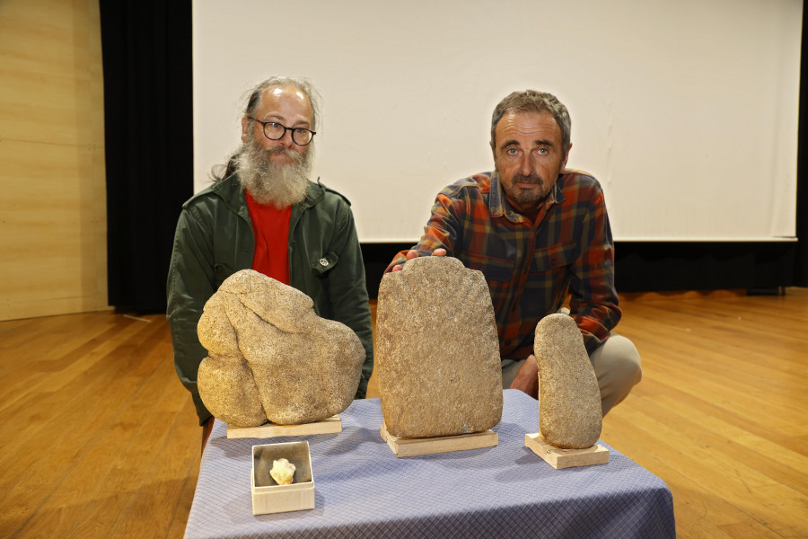 Uno de los ídolos megalíticos de Treviscoso marcaría un hito arqueológico en Galicia: “É como atopar un Velázquez”