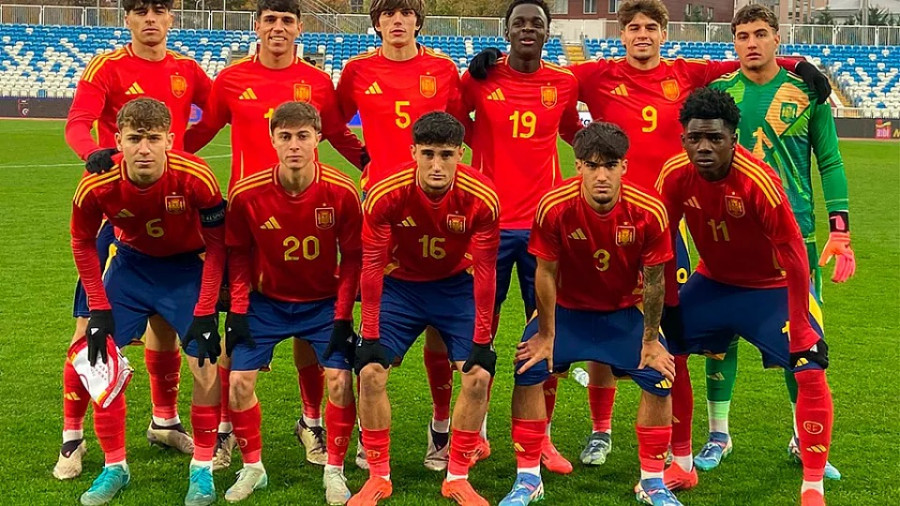 Óscar Marcos marca con España Sub 19, que cae ante Kosovo