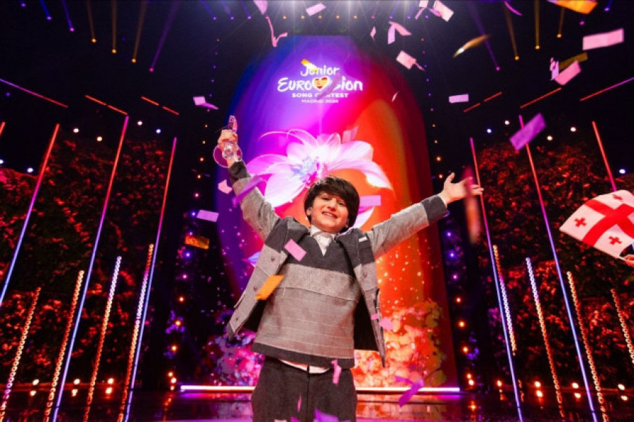 Georgia gana Eurovisión Junior 2024 por cuarta vez y España queda sexta