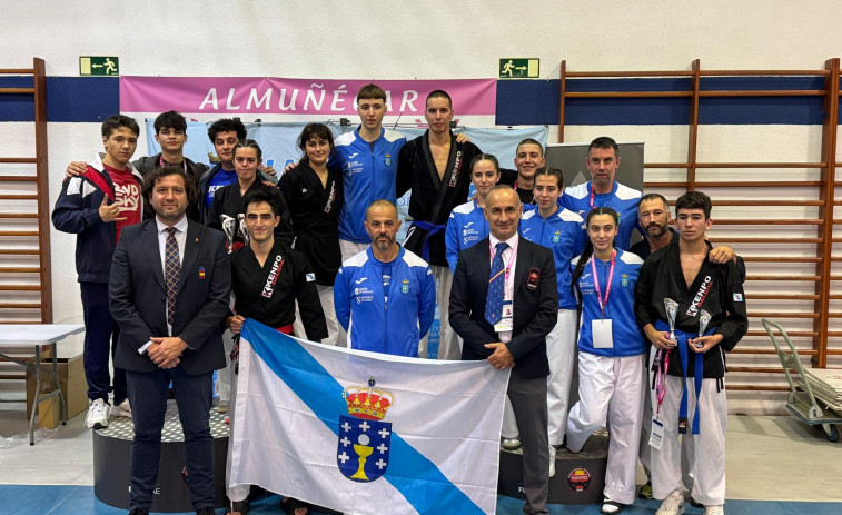 El Kenpo Vilagarcía se cuelga 32 medallas en el Campeonato de España