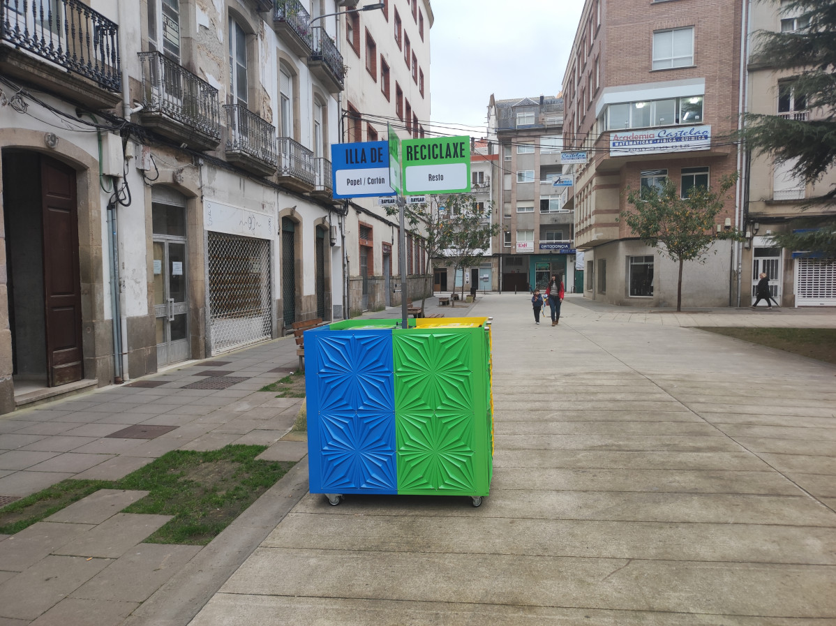 Isla reciclaje praza da independencia vilagarcu00eda