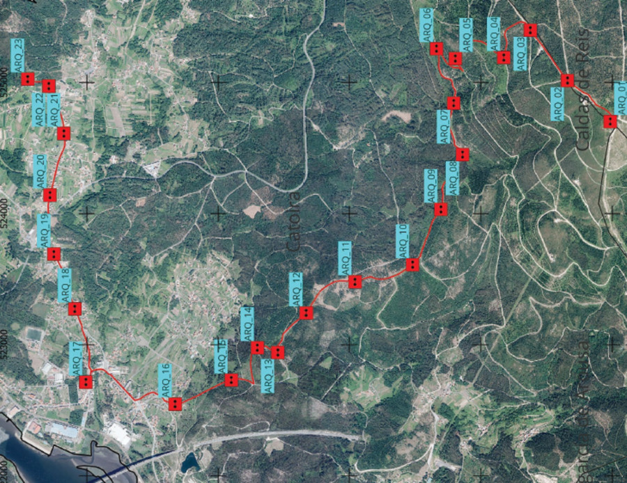 Catoira contará con una nueva red de 7,7 nuevos kilómetros de fibra óptica de alta velocidad