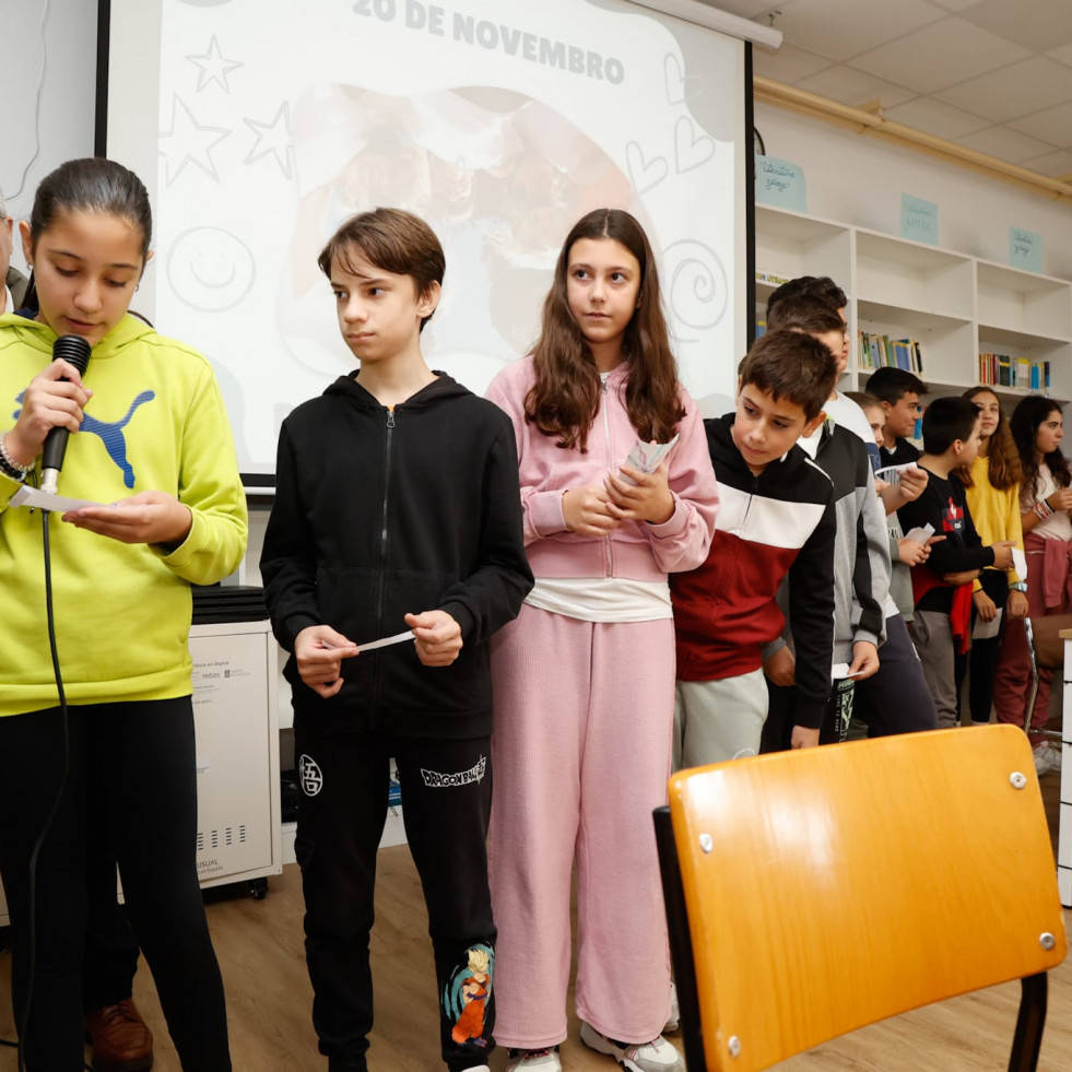 Ribadumia celebra en el CPI el Día Mundial de la Infancia